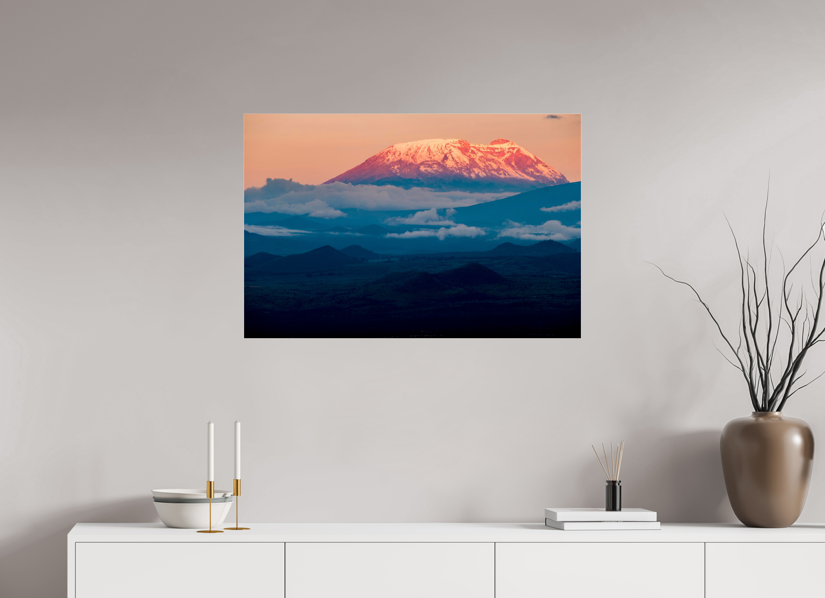 90 x 60 cm, Photo Print Under Acrylic Glass Kilimandscharo, Tansania, 2018