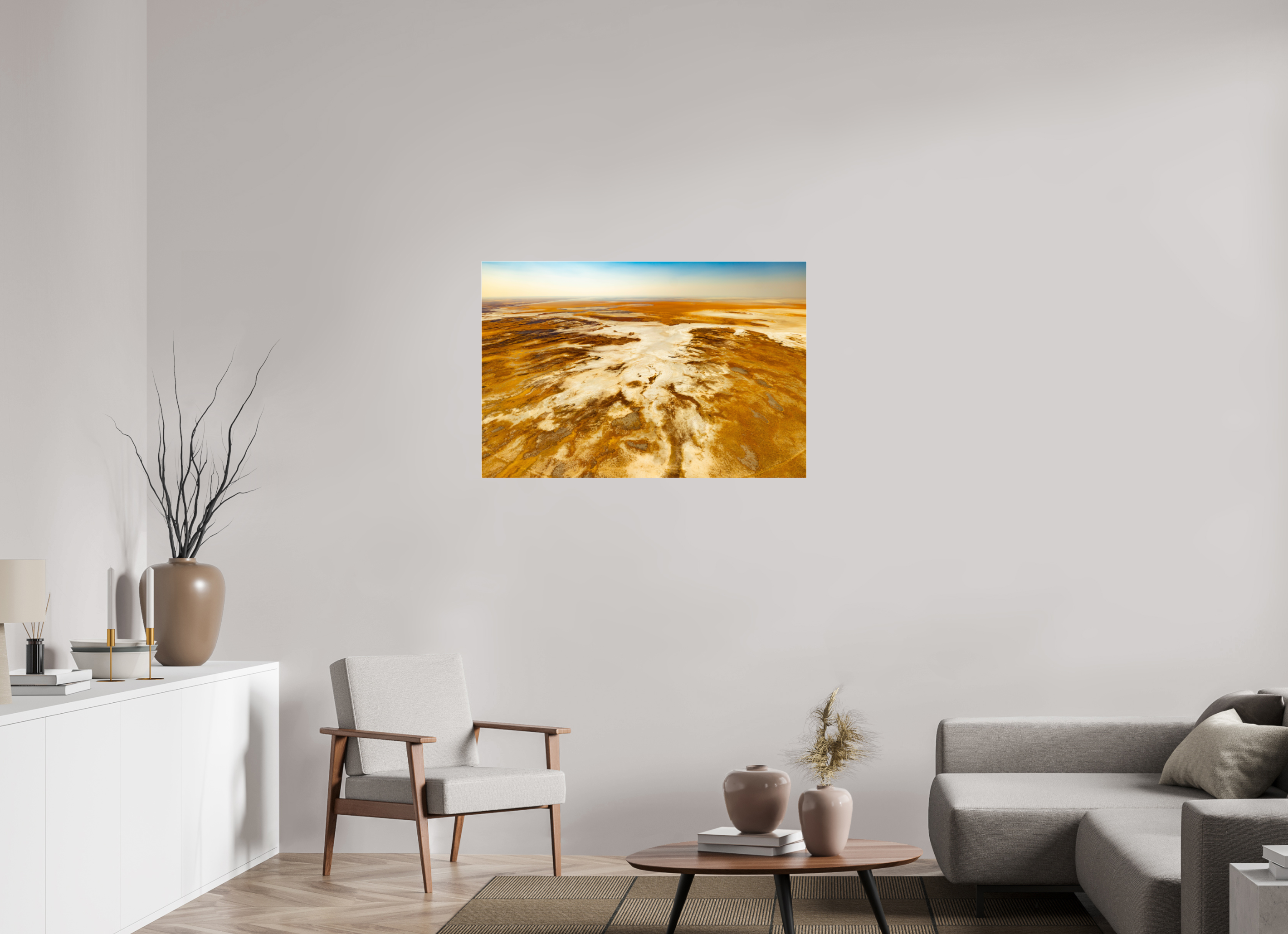 105 x 70 cm, Photo Print Under Acrylic Glass Etosha Pan, Namibia, 2025