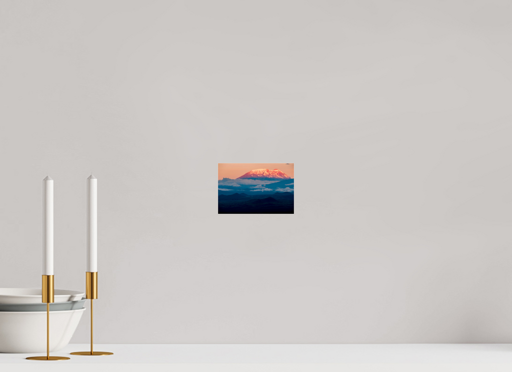 15 x 10 cm, Photo Print Under Acrylic Glass Kilimandscharo, Tansania, 2018