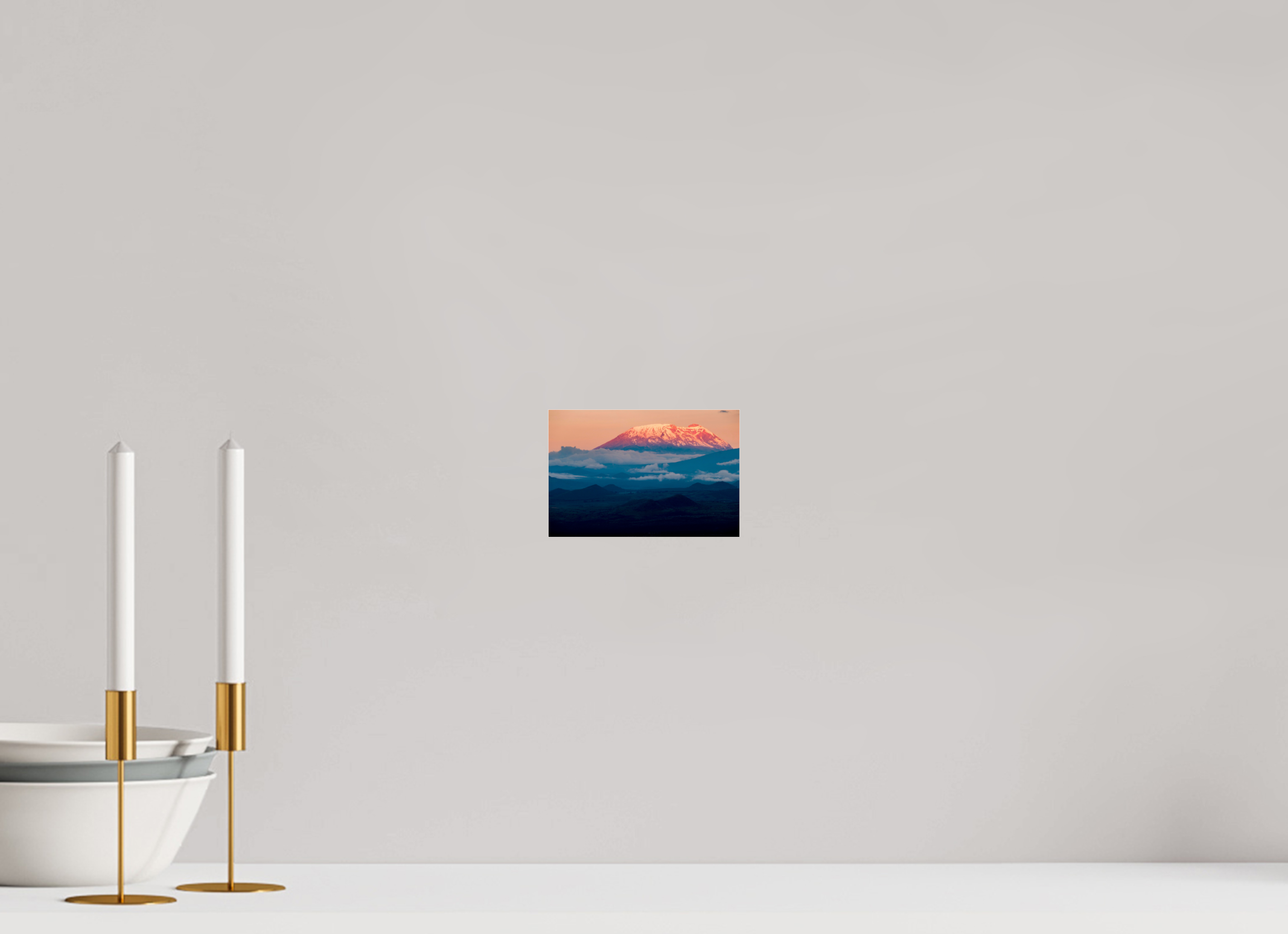 15 x 10 cm, Photo Print Under Acrylic Glass Kilimandscharo, Tansania, 2018