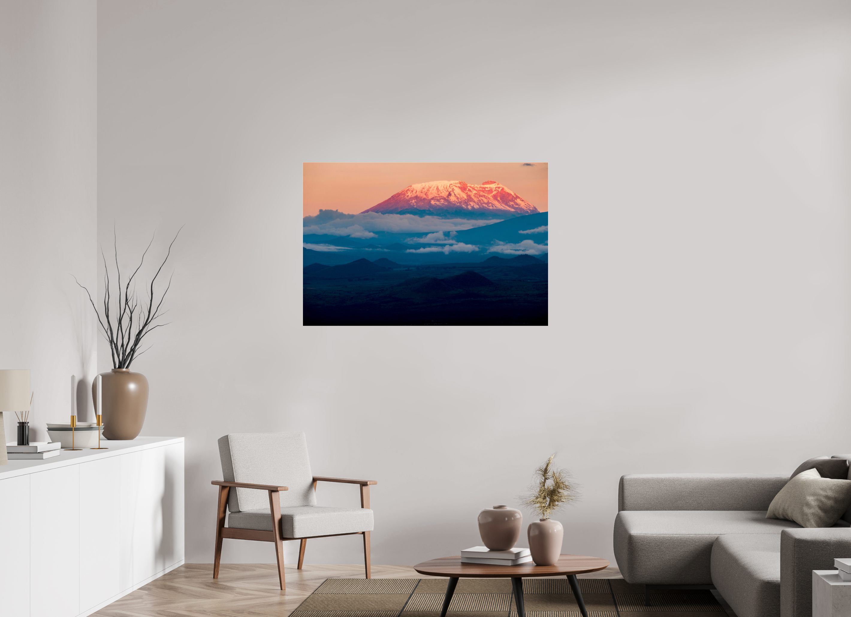 120 x 80 cm, Photo Print Under Acrylic Glass Kilimandscharo, Tansania, 2018