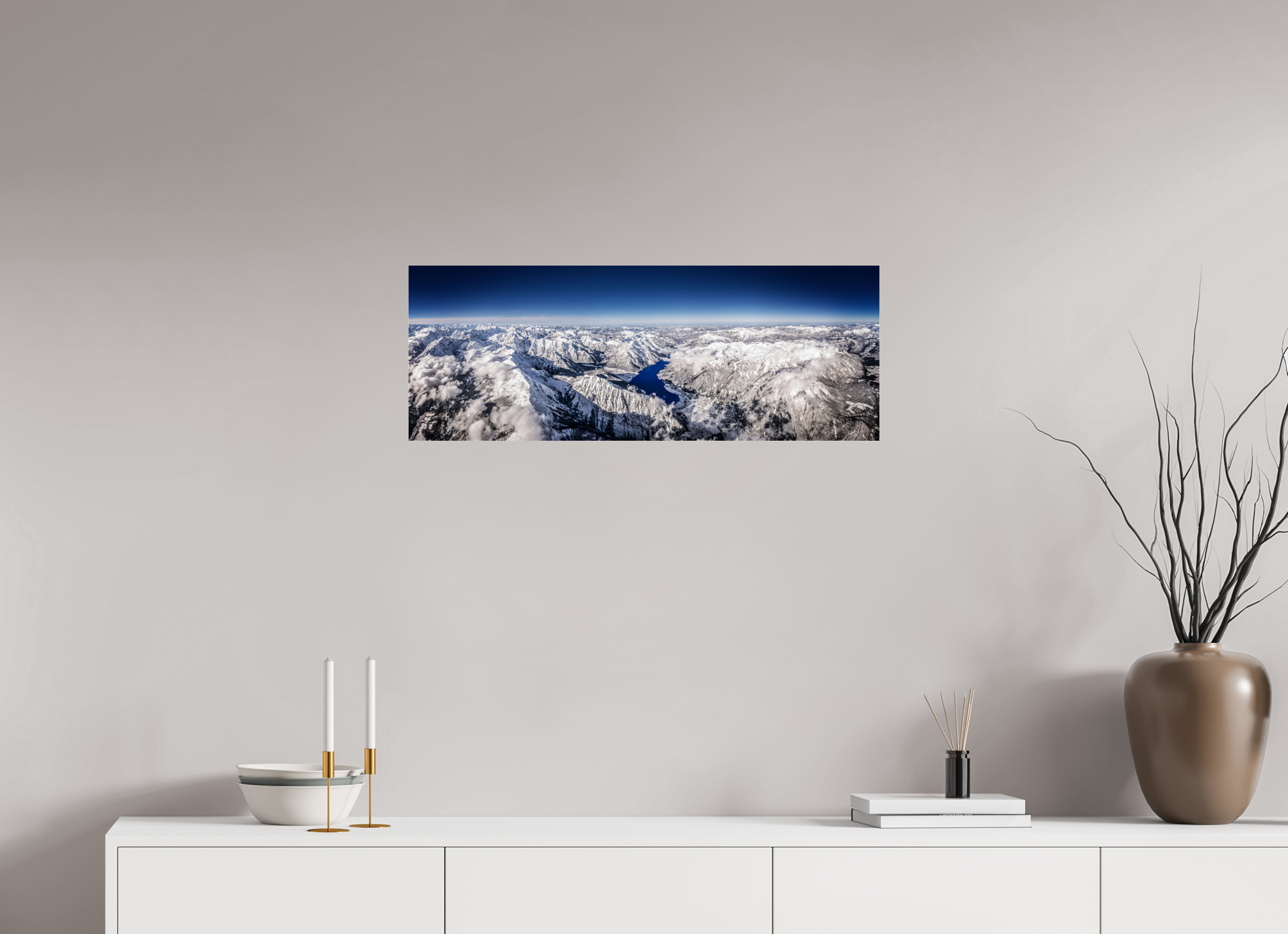 80,6 x 30 cm, Photo Print Under Acrylic Glass Achensee, Tirol, Austria, 2021