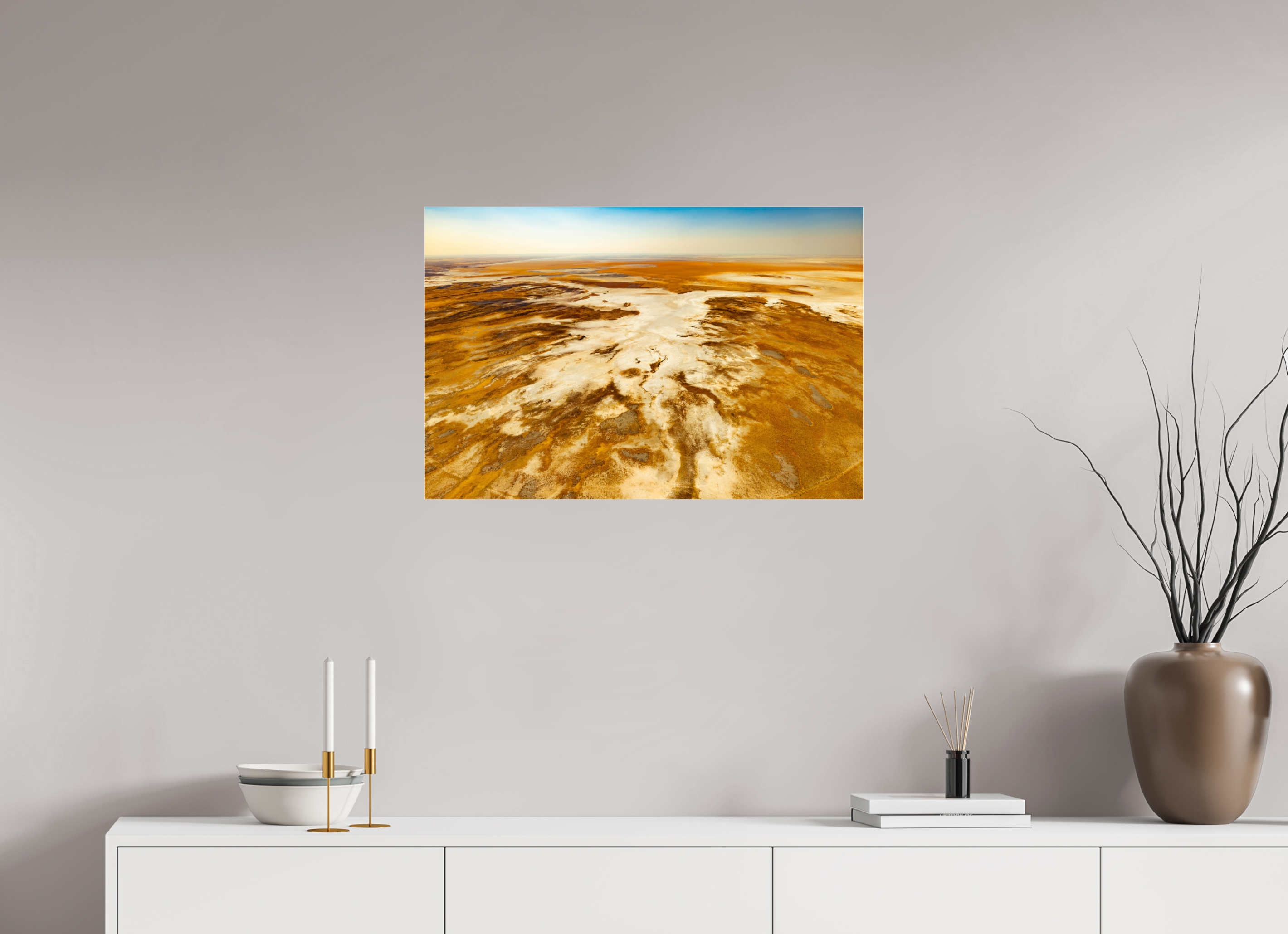 75 x 50 cm, Photo Print Under Acrylic Glass Etosha Pan, Namibia, 2025