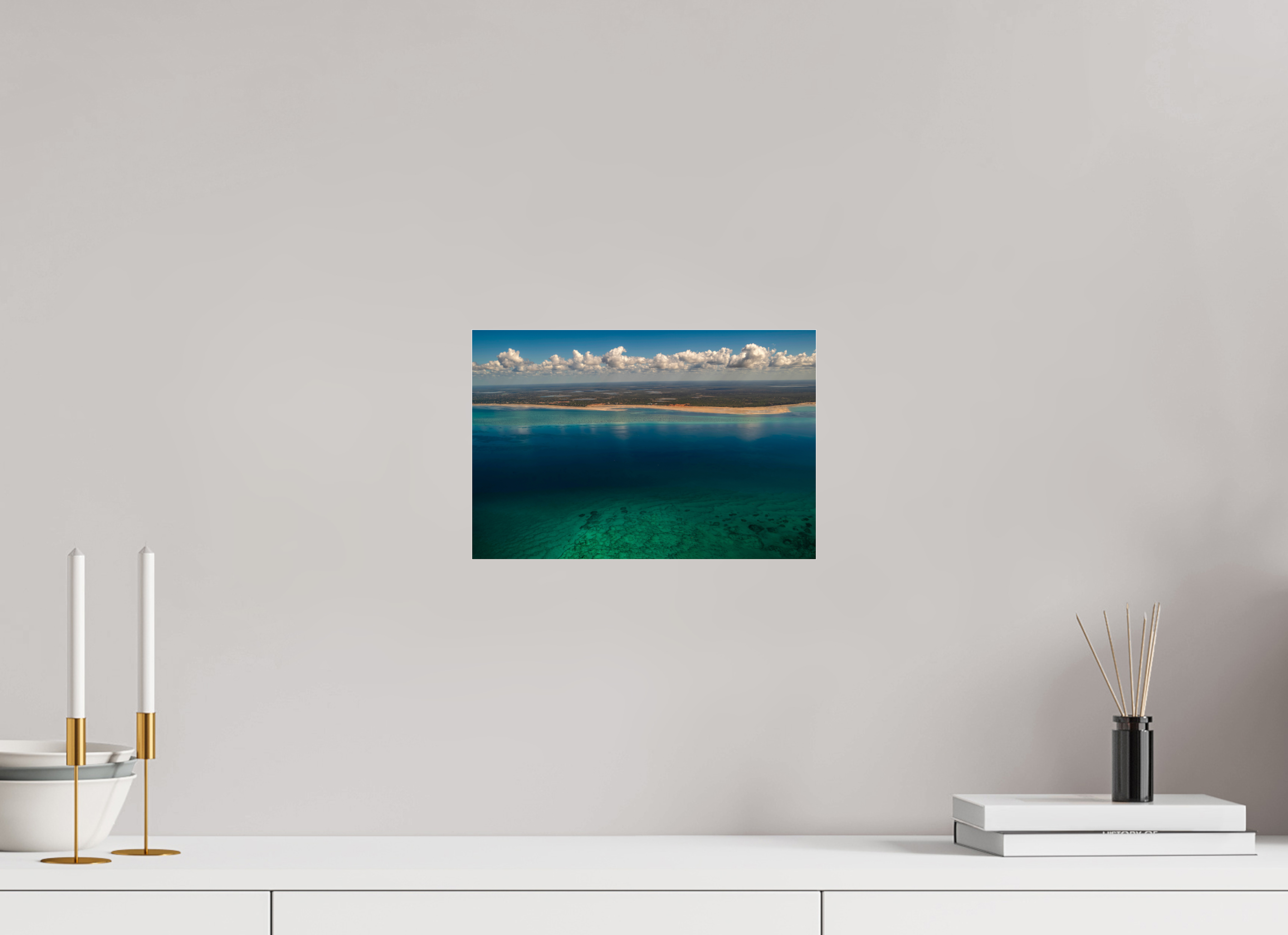 30 x 20 cm, Photo Print Under Acrylic Glass Indian Ocean, Mozambique, 2018
