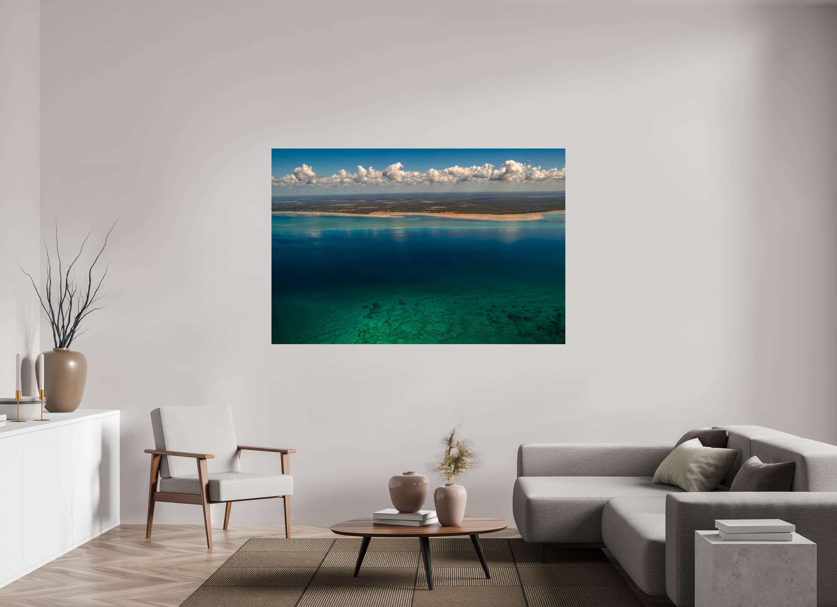 180 x 120 cm, Photo Print Under Acrylic Glass Indian Ocean, Mozambique, 2018