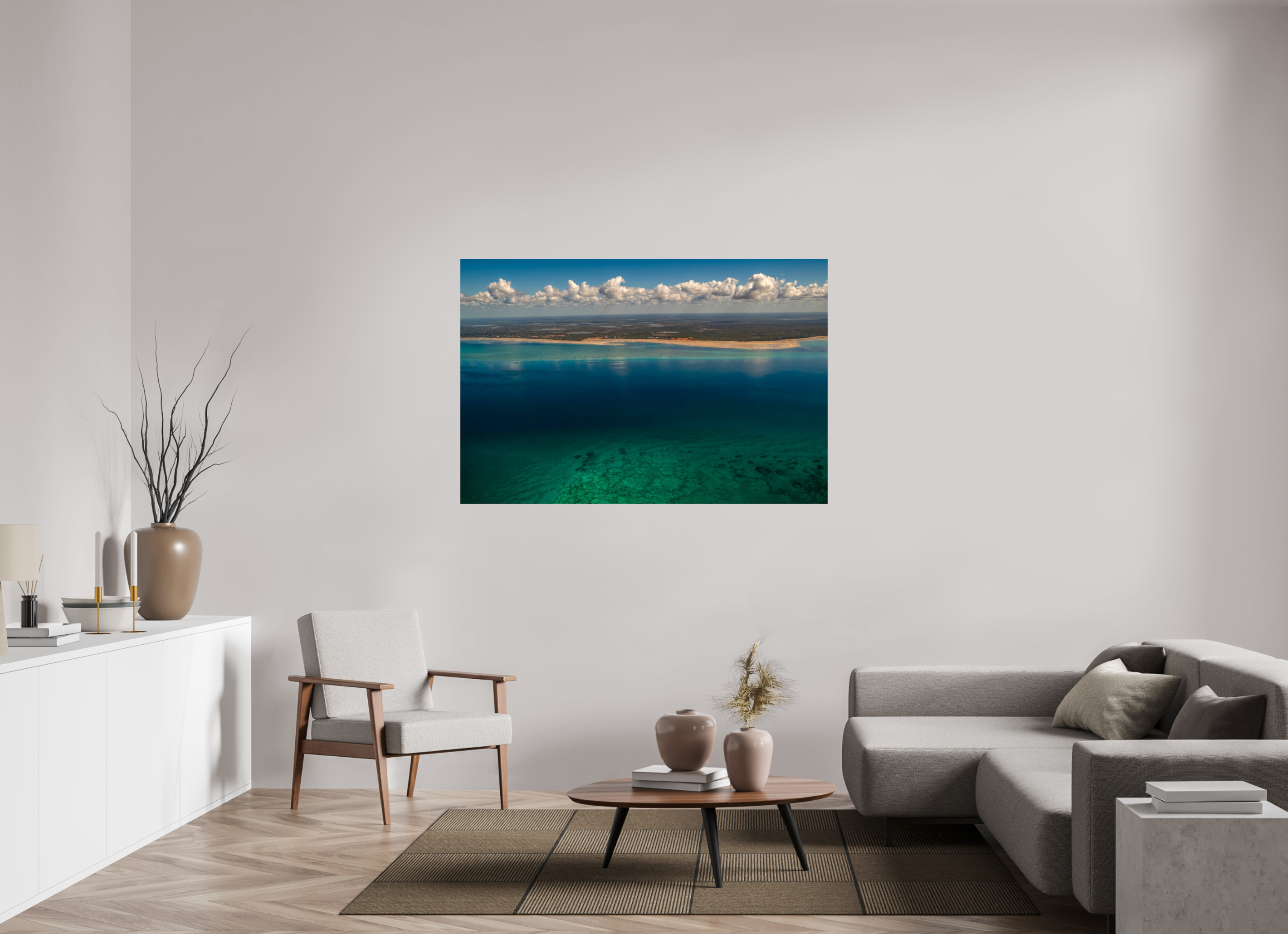 150 x 100 cm, Photo Print Under Acrylic Glass Indian Ocean, Mozambique, 2018