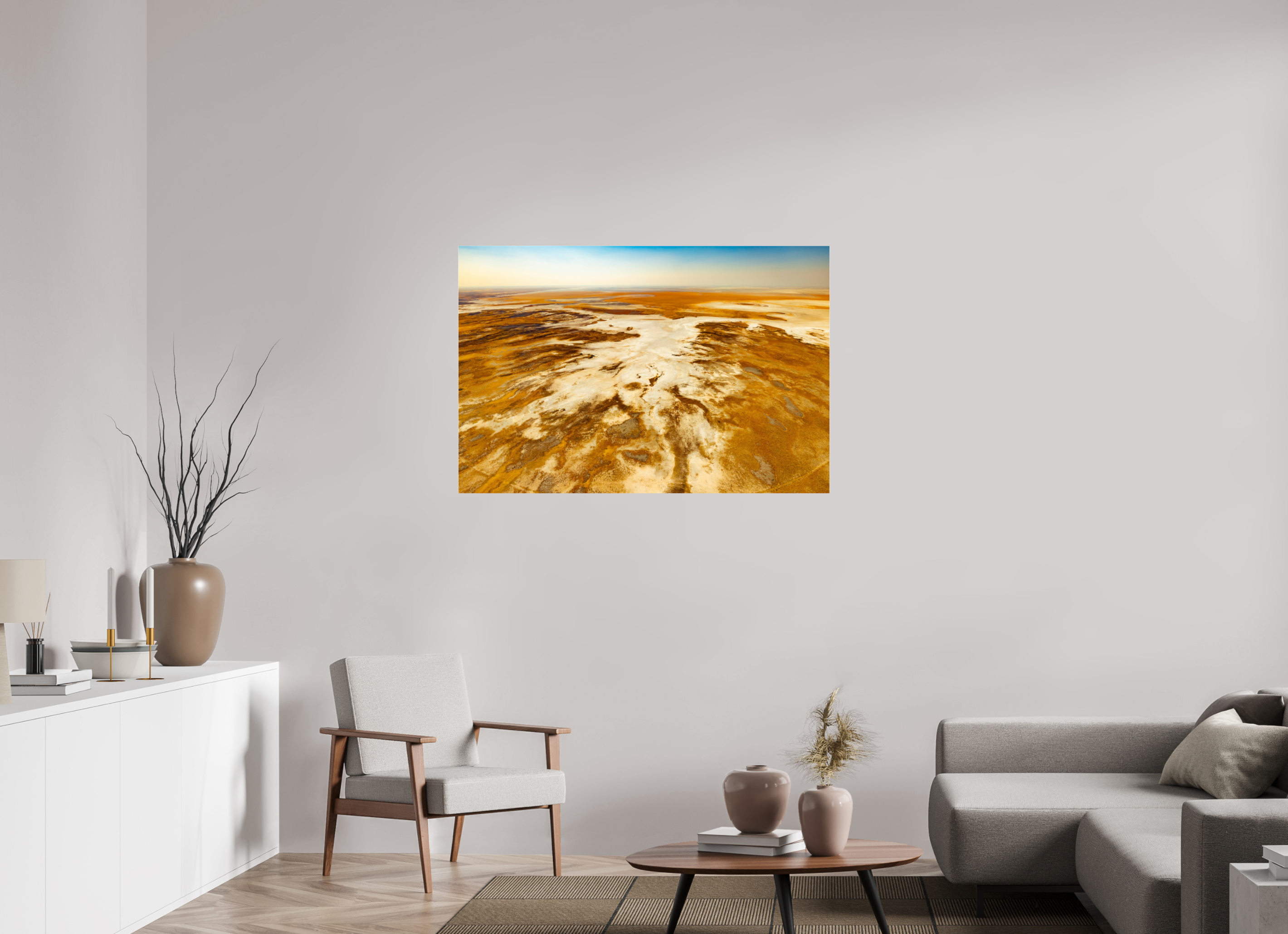 120 x 80 cm, Photo Print Under Acrylic Glass Etosha Pan, Namibia, 2025