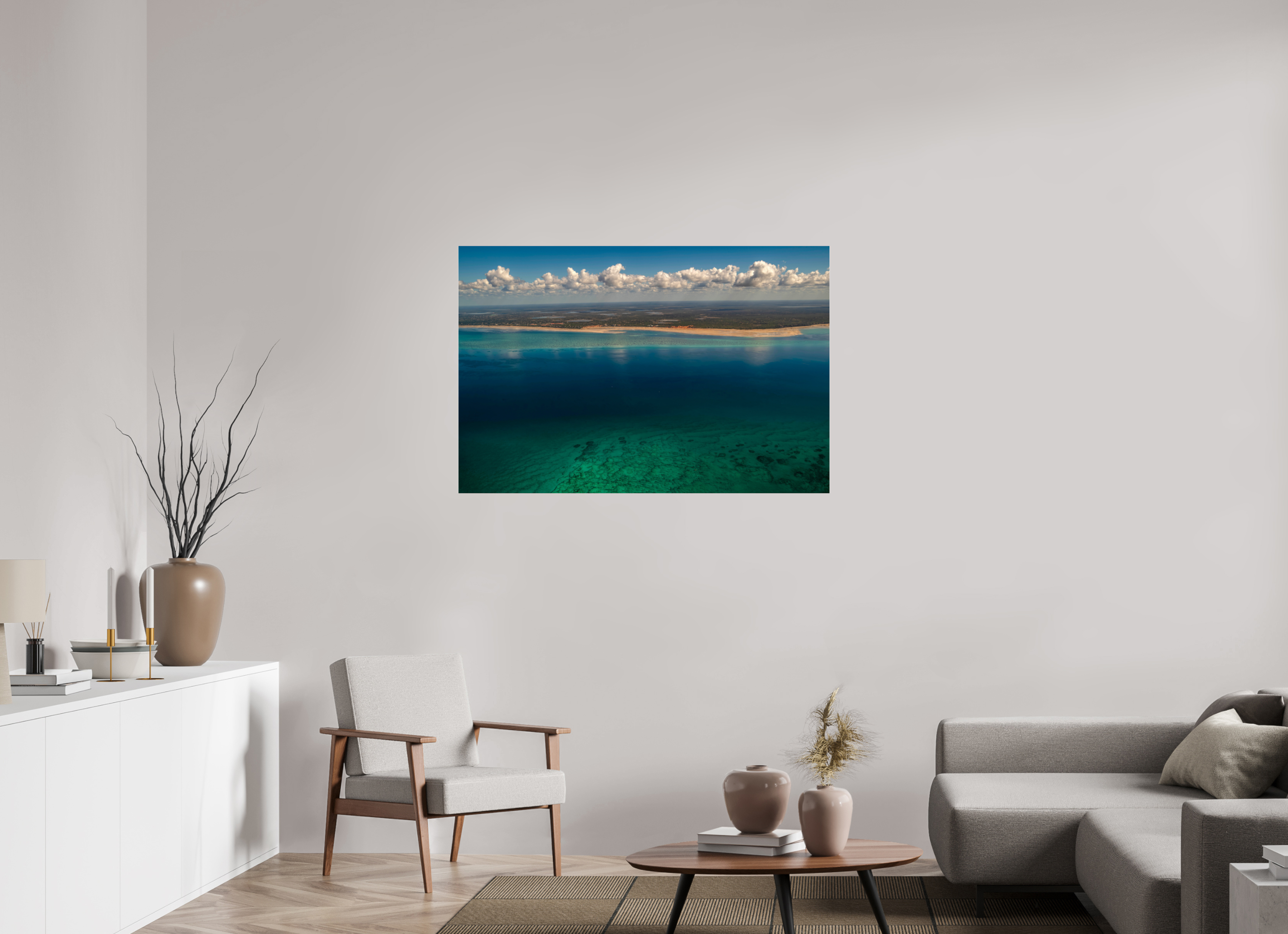 120 x 80 cm, Photo Print Under Acrylic Glass Indian Ocean, Mozambique, 2018