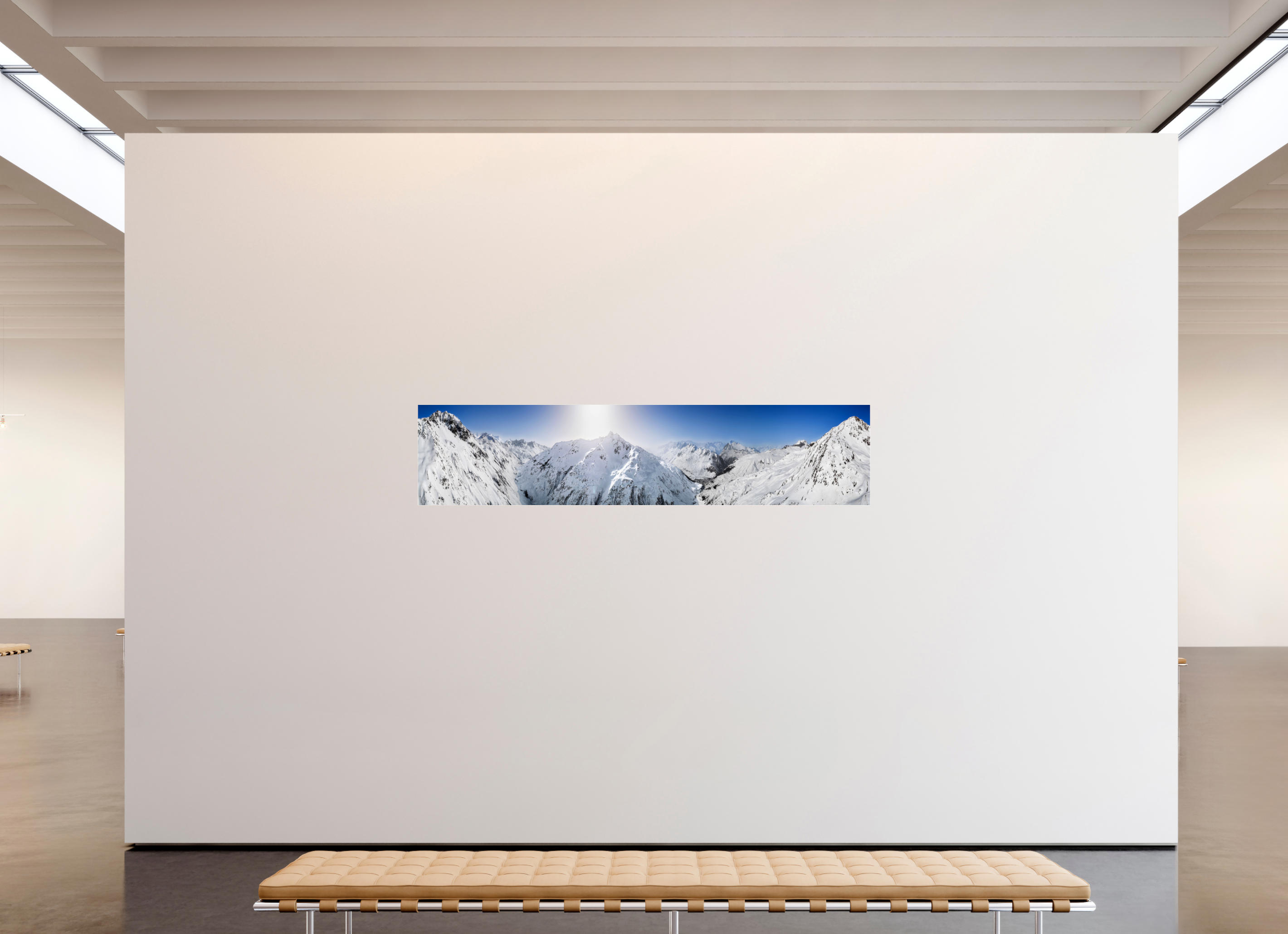 225,2 x 50 cm, Photo Print Under Acrylic Glass Saint-Gotthard Massif, Andermatt, Switzerland, 2021