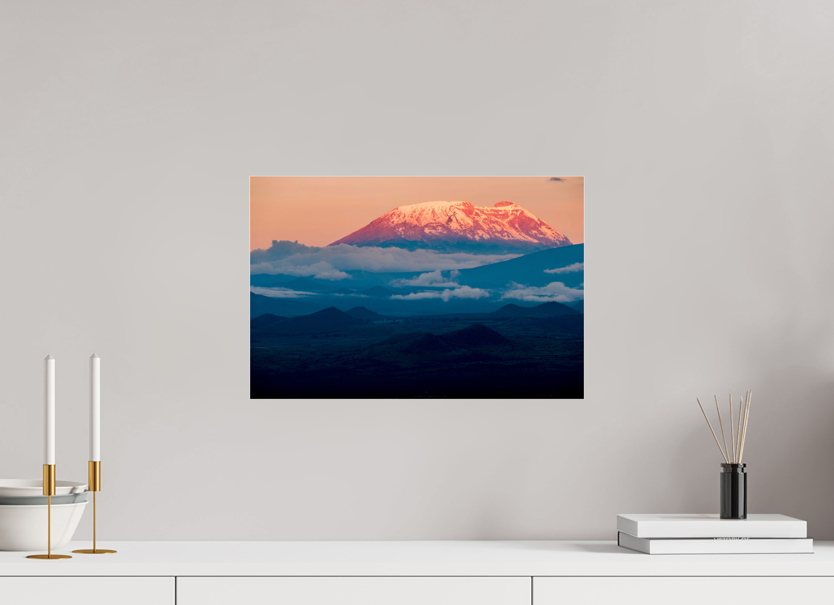 45 x 30 cm, Photo Print Under Acrylic Glass Kilimandscharo, Tansania, 2018