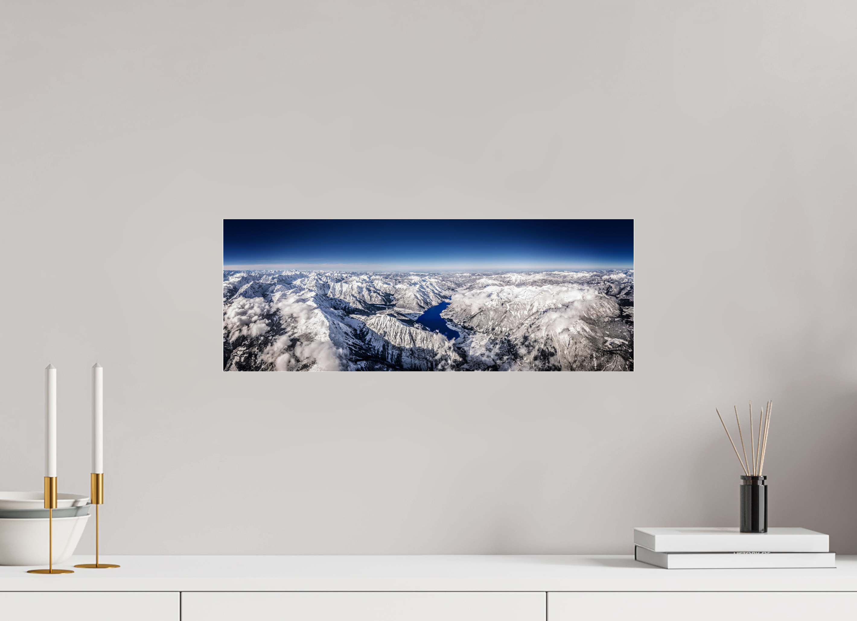 53,8 x 20 cm, Photo Print Under Acrylic Glass Achensee, Tirol, Austria, 2021