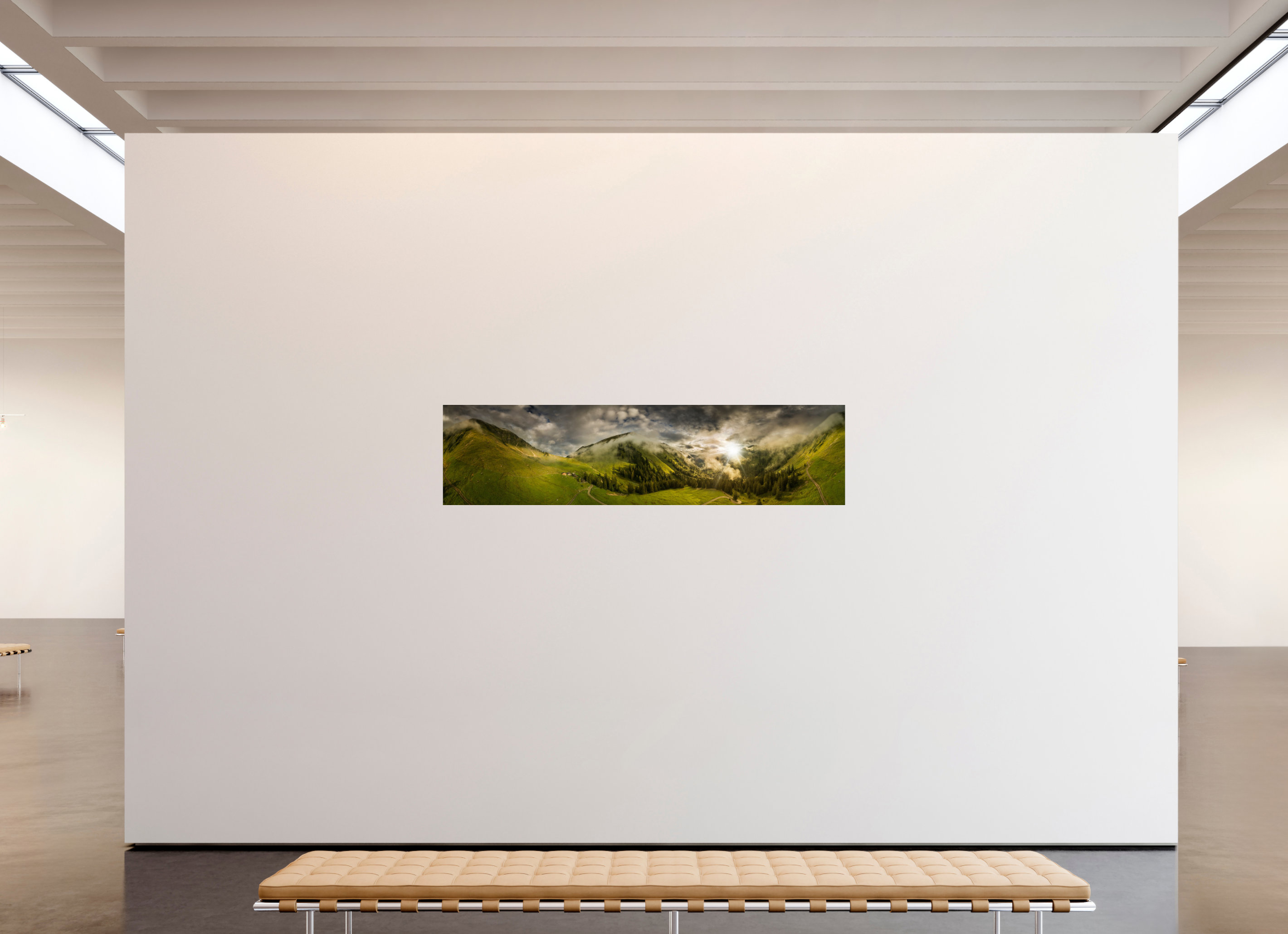 200,4 x 50 cm, Photo Print Under Acrylic Glass Bächental, Tirol, Austria
