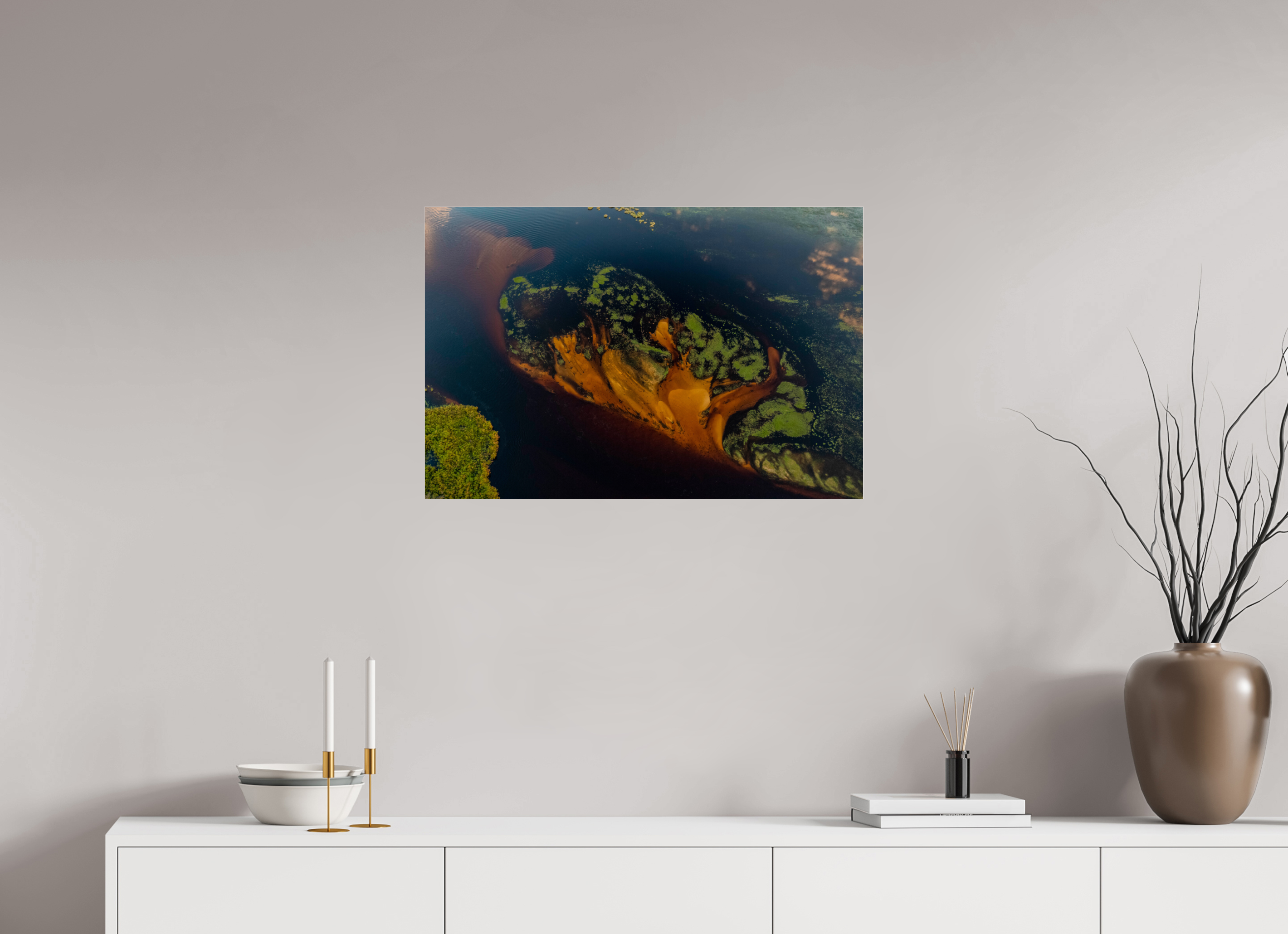 75 x 50 cm, Photo Print Under Acrylic Glass Okavango Delta, Botswana, 2018