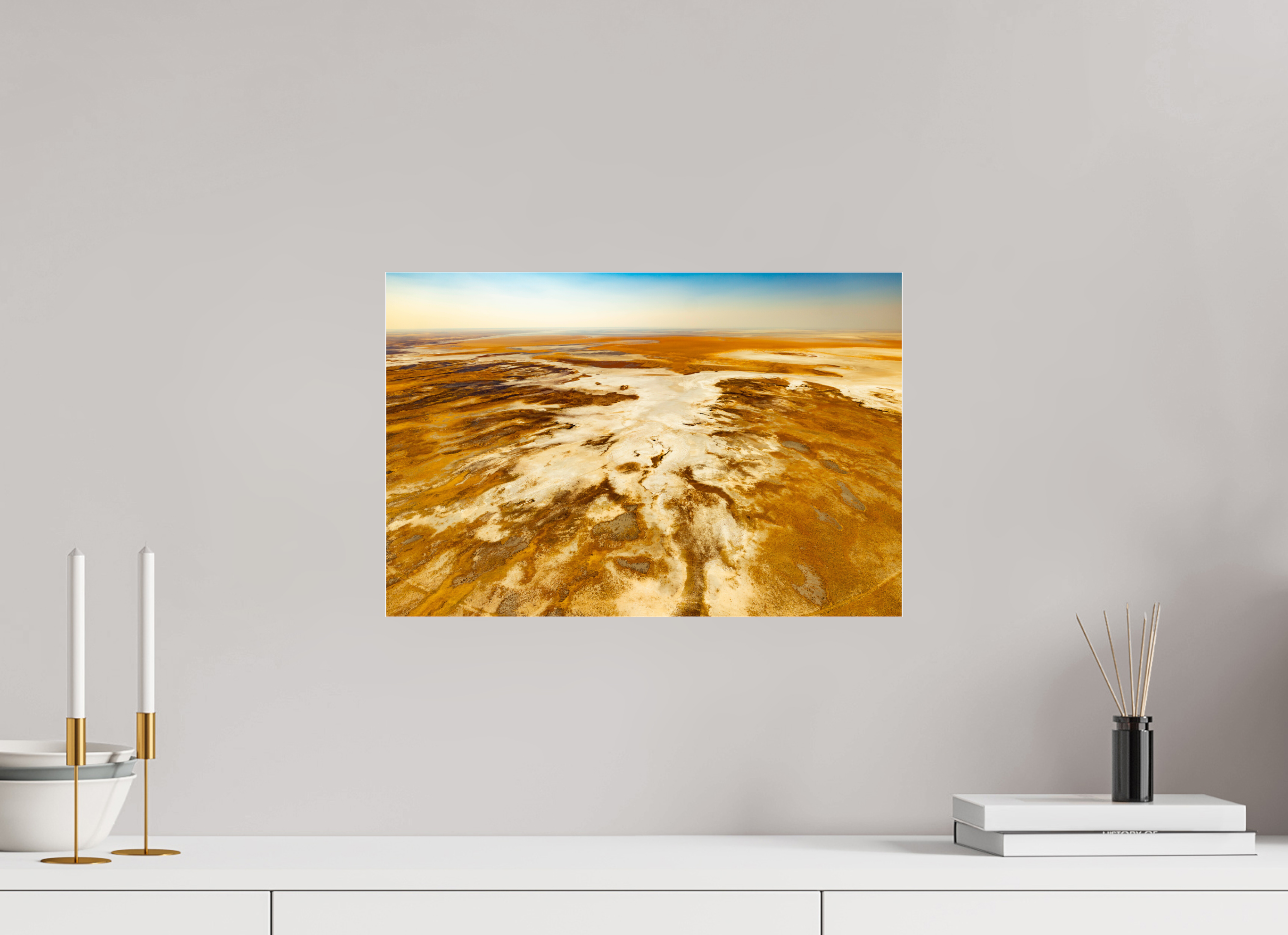 45 x 30 cm, Photo Print Under Acrylic Glass Etosha Pan, Namibia, 2025
