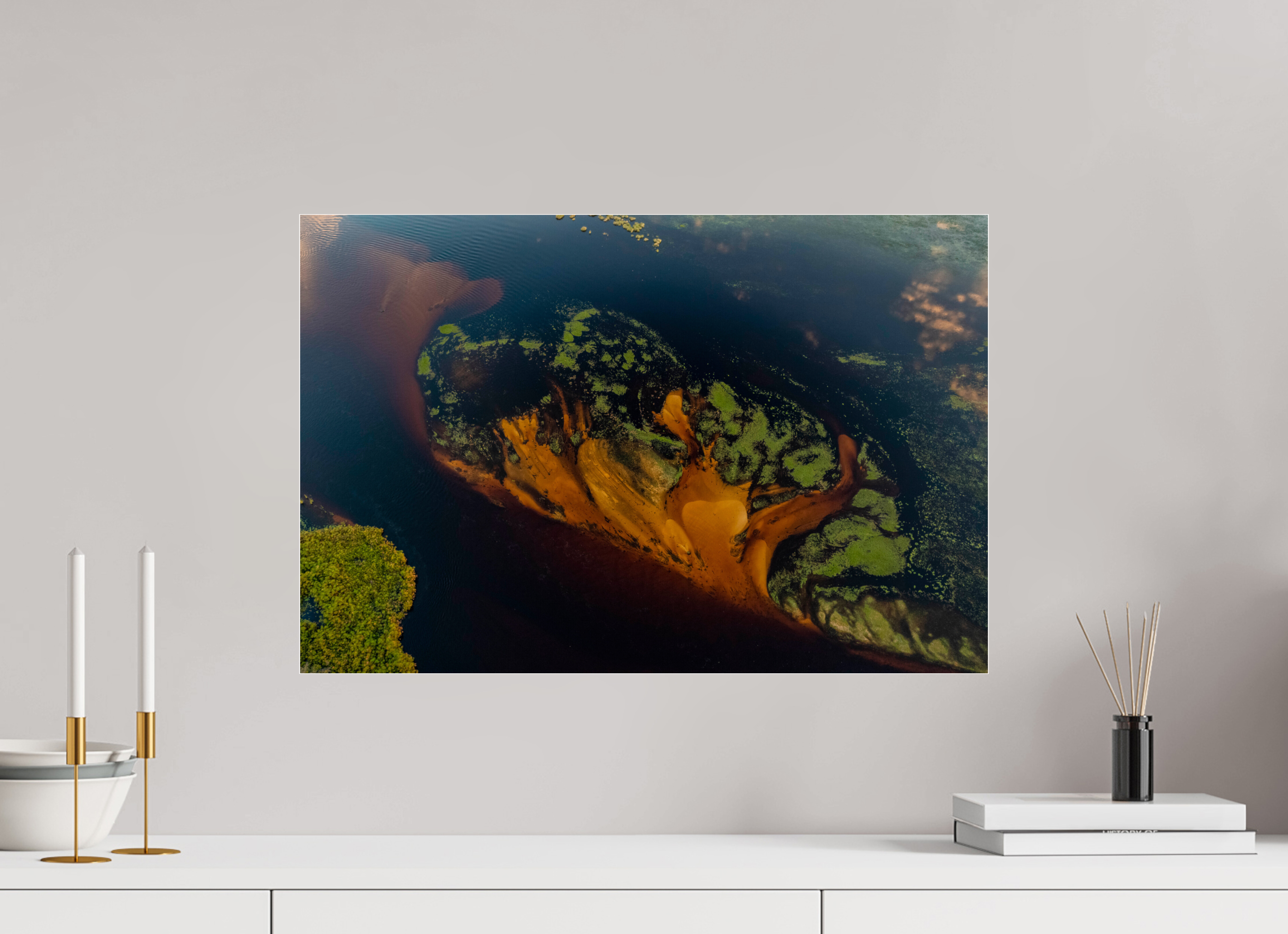 60 x 40 cm, Photo Print Under Acrylic Glass Okavango Delta, Botswana, 2018